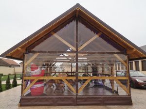 Sisteme de închidere a teraselor cu folie transparentă09999