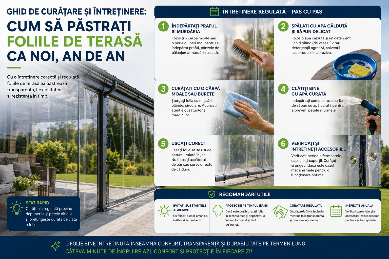 Cum sa pastrati foliile de terasa ca noi an de an